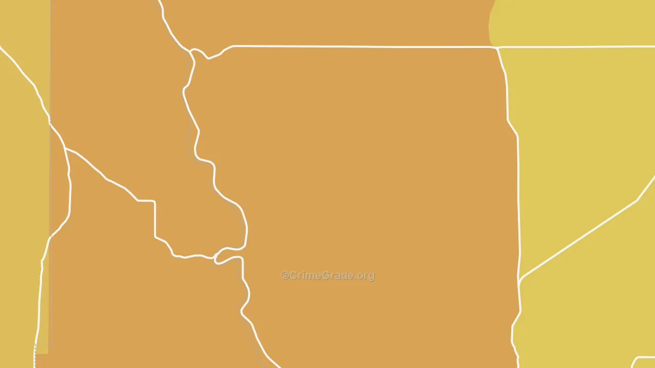 Morgan, OR Map of Robbery Rates
