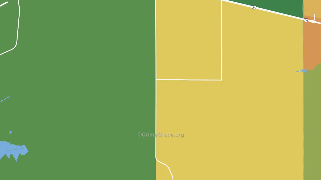 Morrow County, OR Map of Robbery Rates