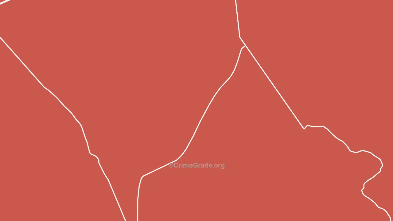 Mountain Pass, CA Map of Robbery Rates