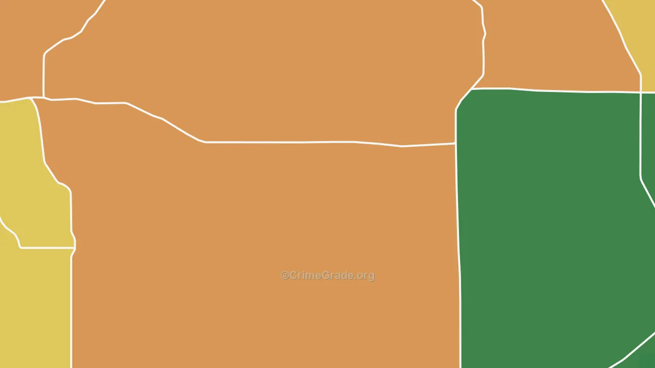 Myrick, OR Map of Robbery Rates