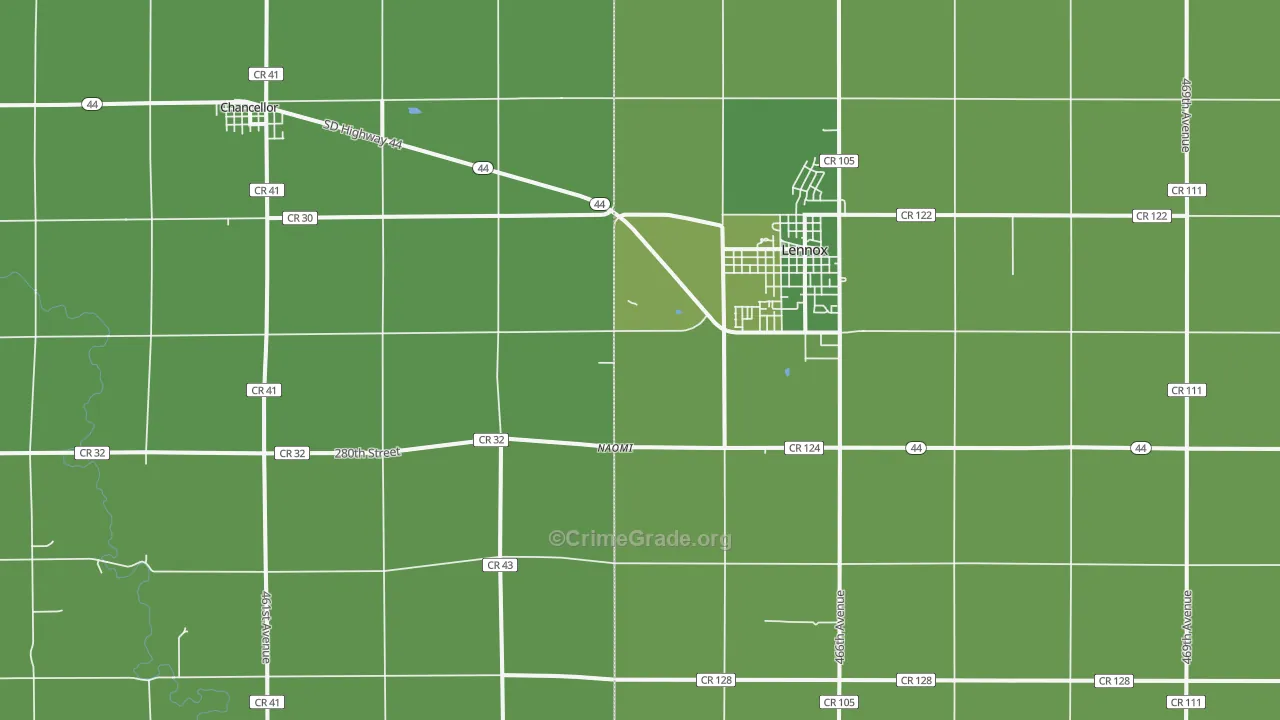 Naomi, SD Map of Robbery Rates