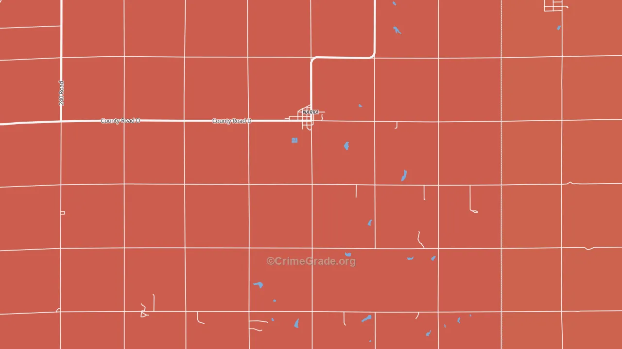 Narka, KS Map of Robbery Rates