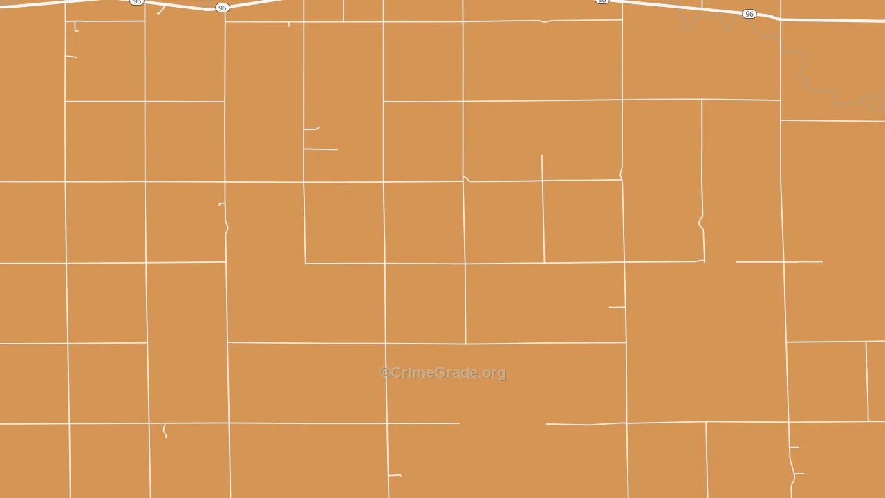 Nekoma, KS Map of Robbery Rates