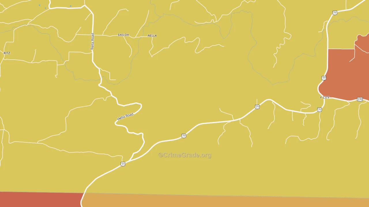 Nella, AR Map of Robbery Rates