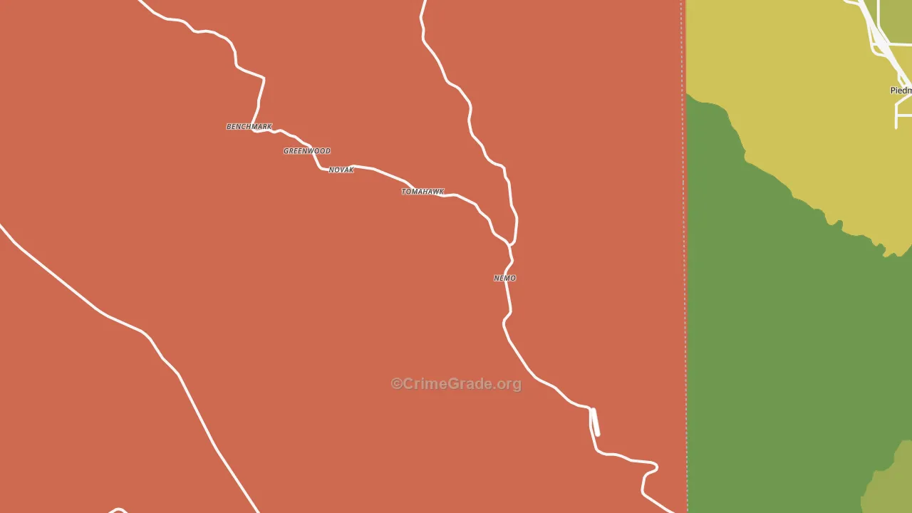 Nemo, SD Map of Robbery Rates