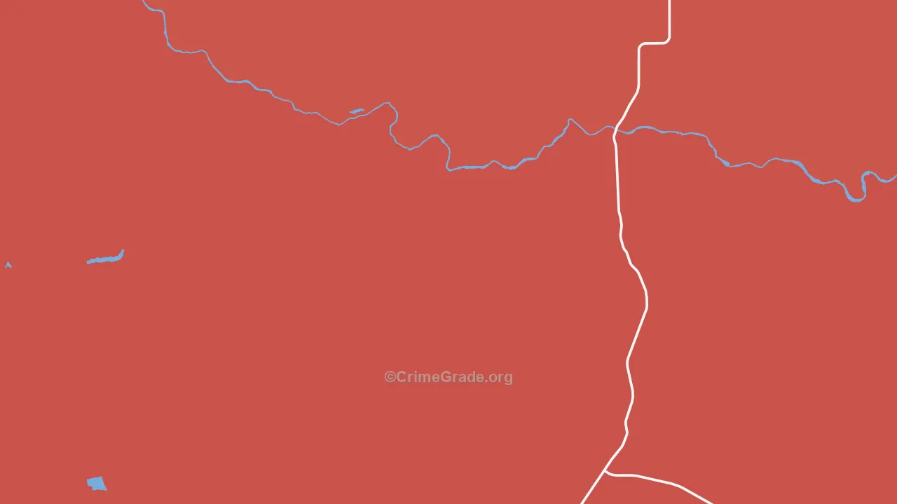 Nenzel, NE Map of Robbery Rates