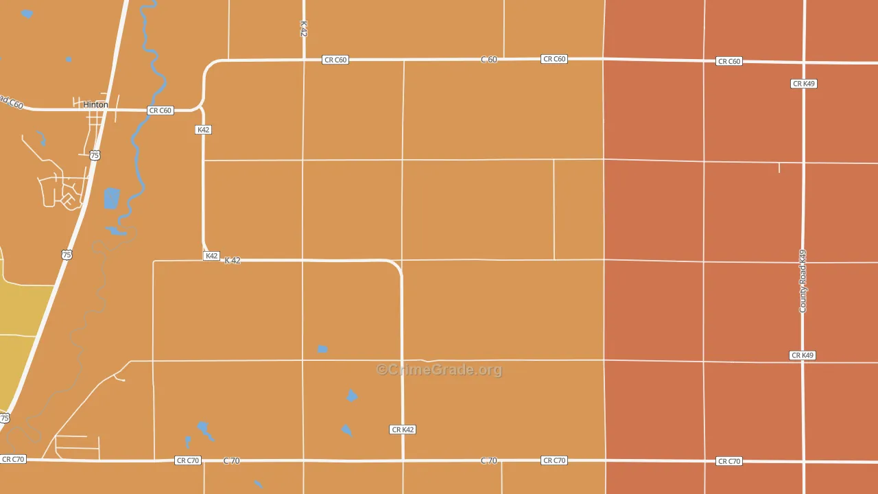 Neptune, IA Map of Robbery Rates