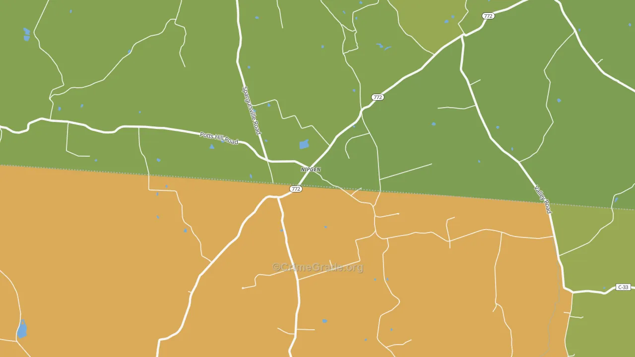Nipgen, OH Map of Robbery Rates