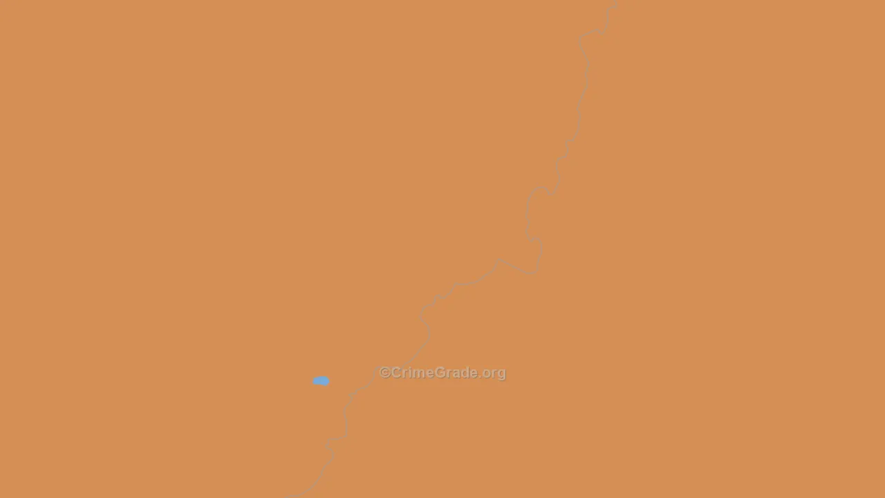 North Avondale, CO Map of Robbery Rates