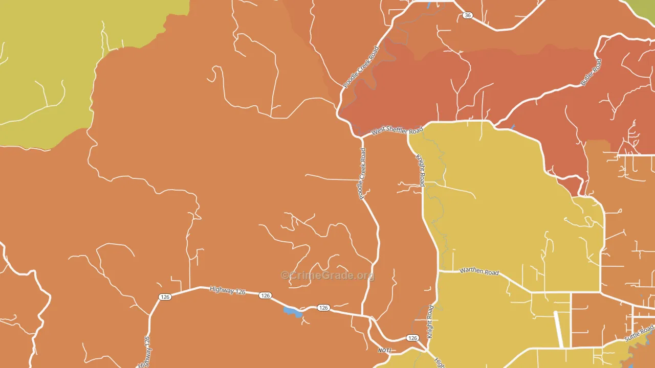 Noti, OR Map of Robbery Rates