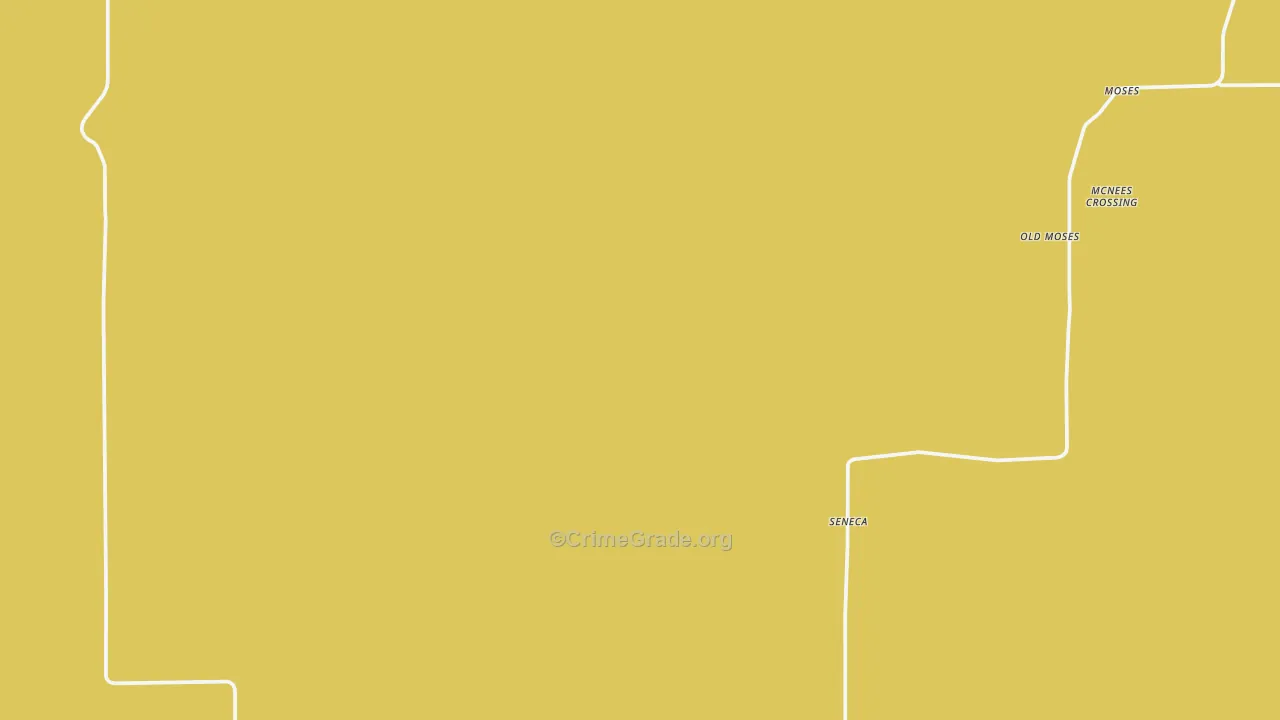 Old Moses, NM Map of Robbery Rates