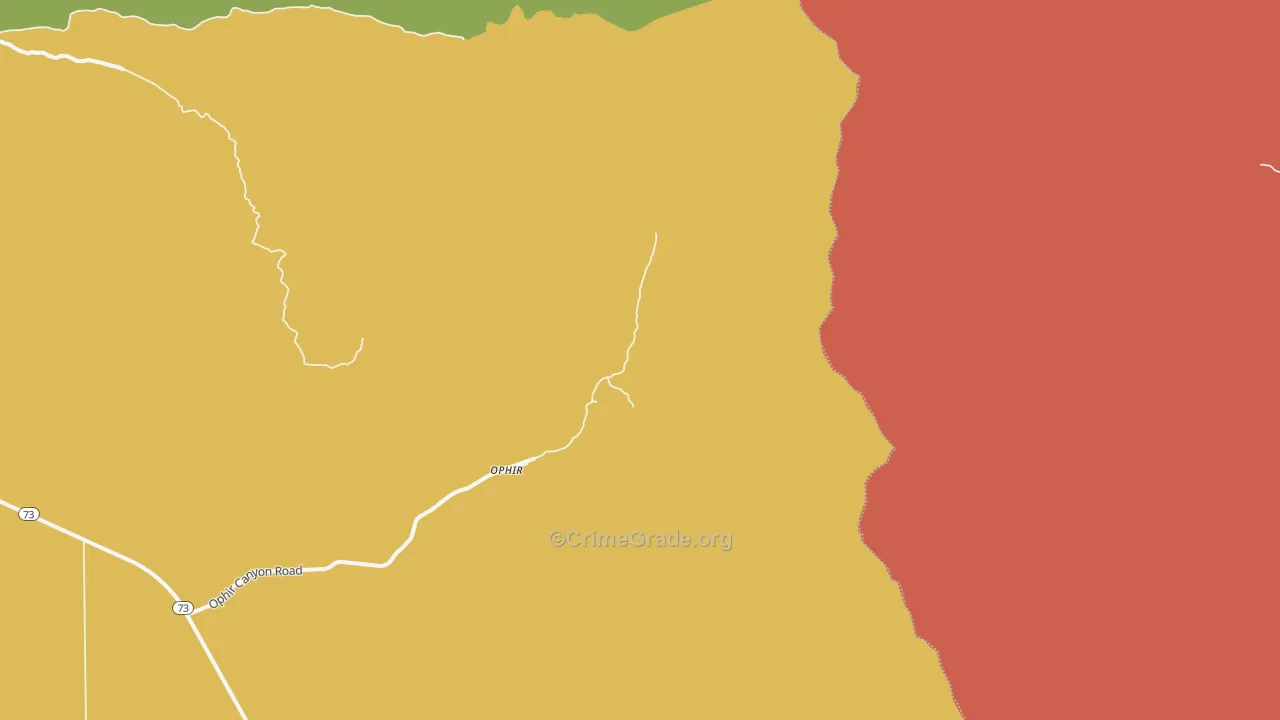 Ophir, UT Map of Robbery Rates