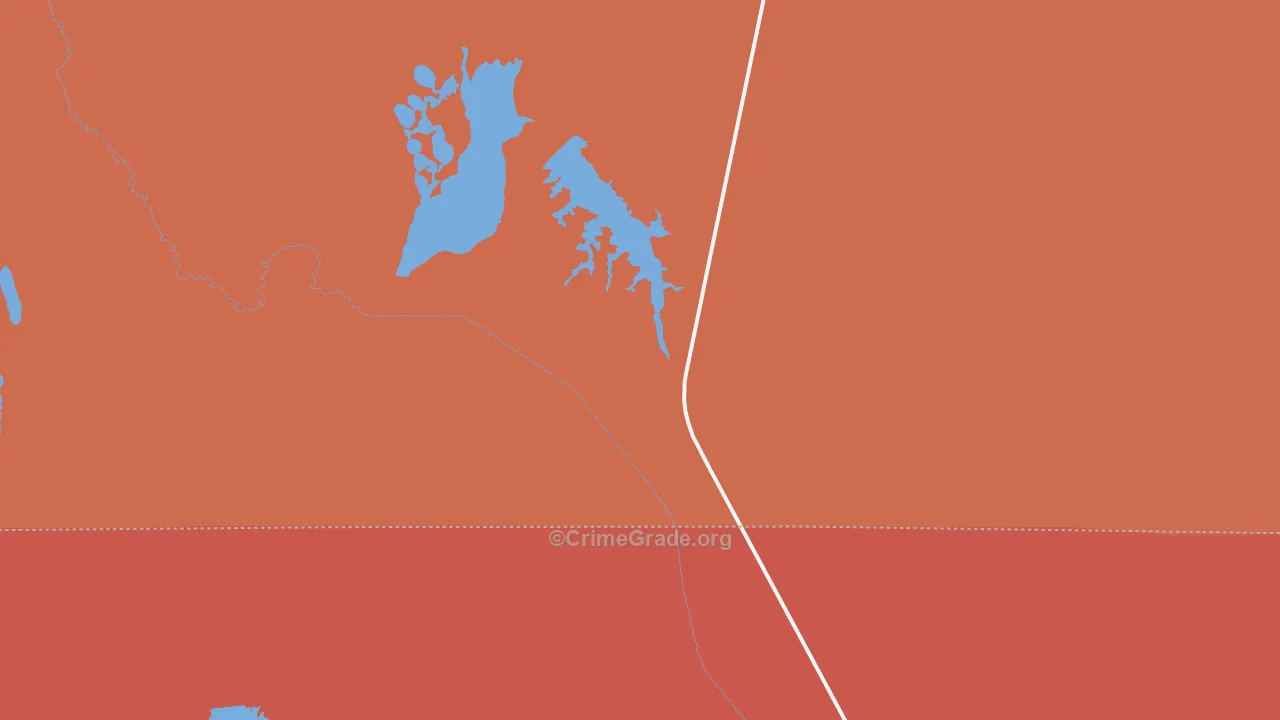 Owyhee, ID Map of Robbery Rates