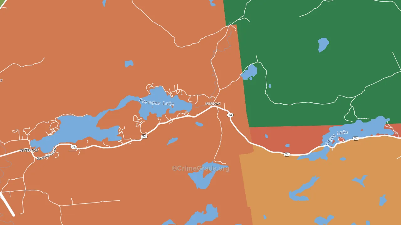 Paradox, NY Map of Robbery Rates
