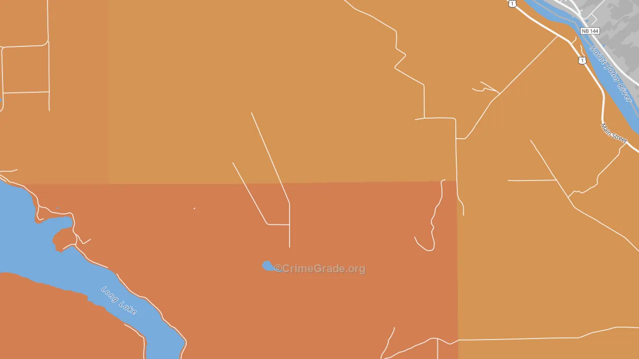 Parent, ME Map of Robbery Rates