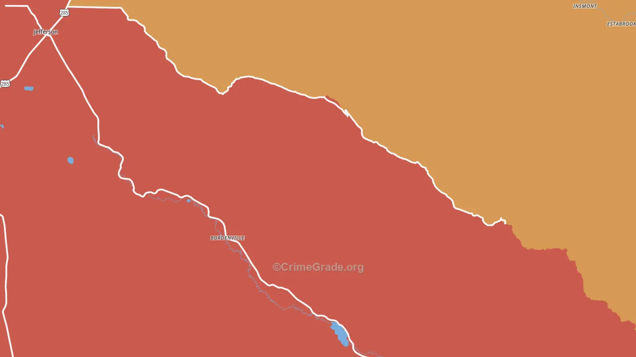 Park County, CO Map of Robbery Rates