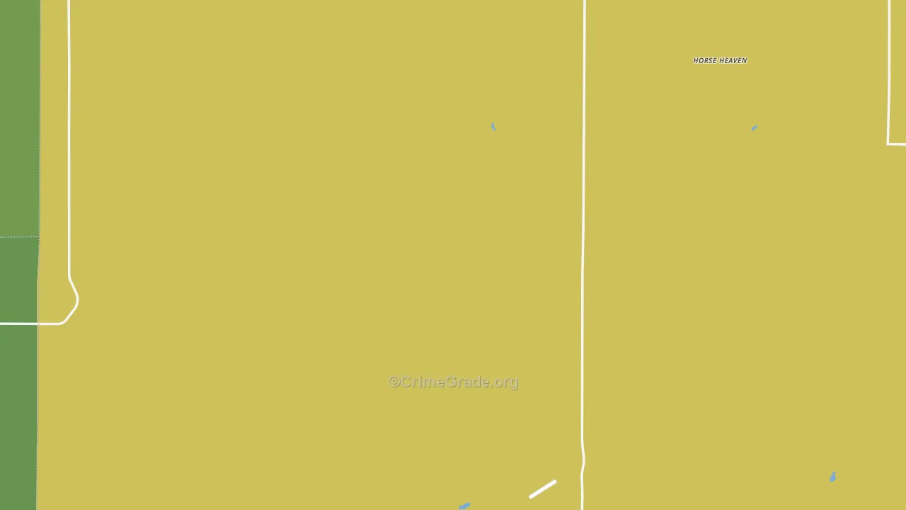 Paterson, WA Map of Robbery Rates