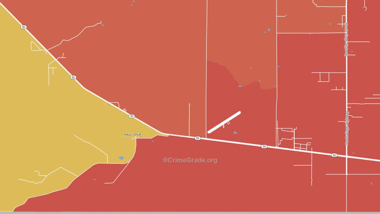 Paul Spur, AZ Map of Robbery Rates