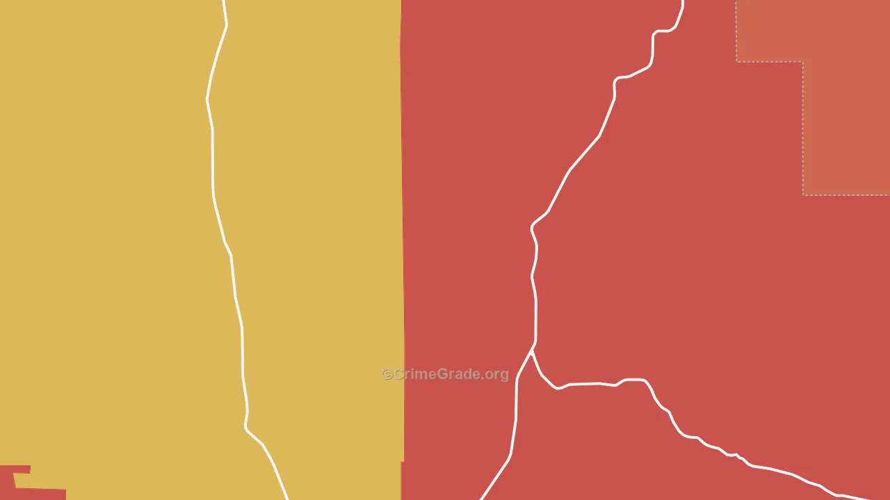 Pauline, ID Map of Robbery Rates