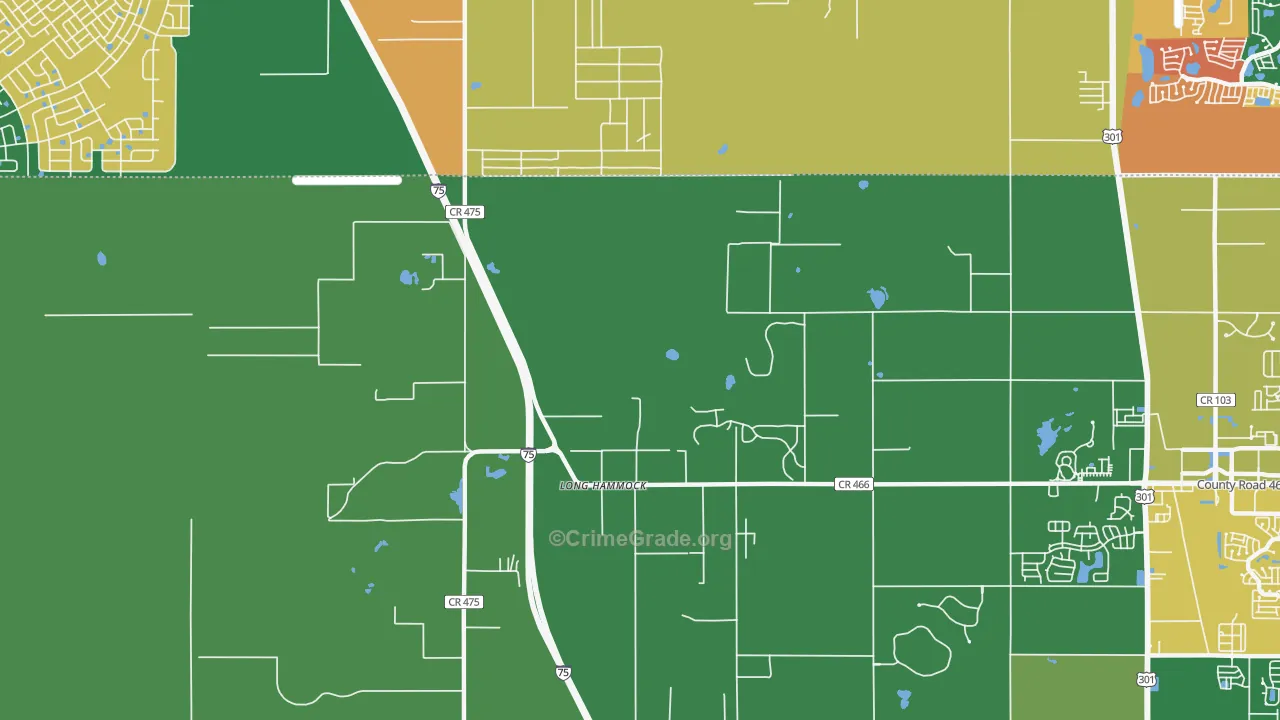 Pedro, FL Map of Robbery Rates