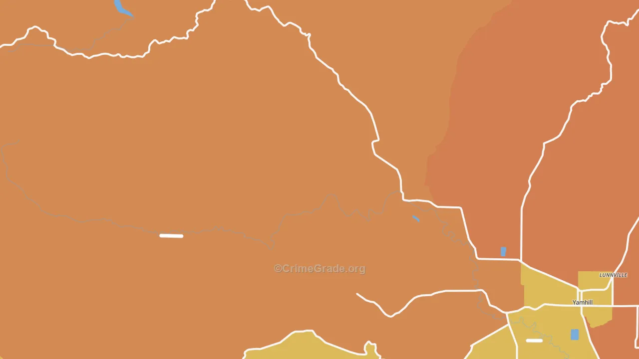 Pike, OR Map of Robbery Rates