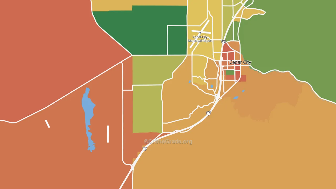 Pintura, UT Map of Robbery Rates