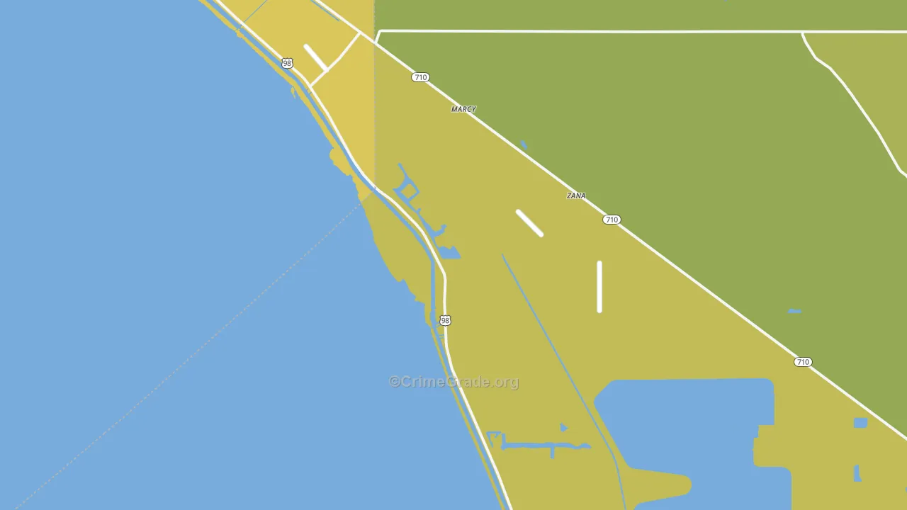 Port Mayaca, FL Map of Robbery Rates