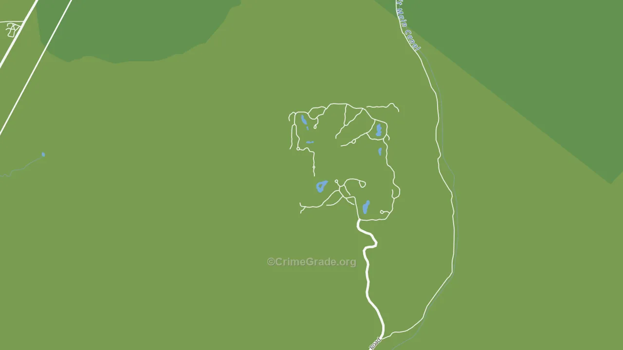 Pronghorn, OR Map of Robbery Rates