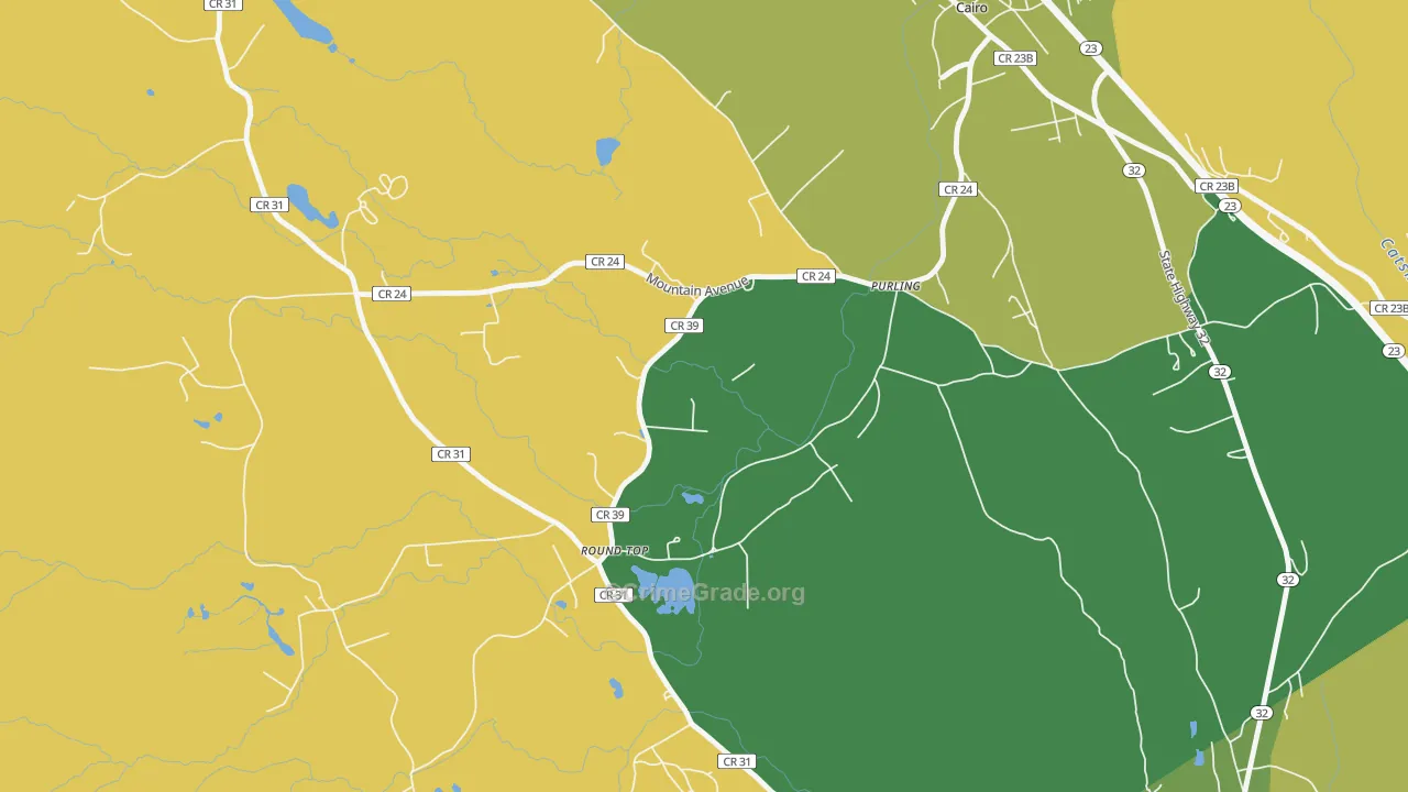 Purling, NY Map of Robbery Rates