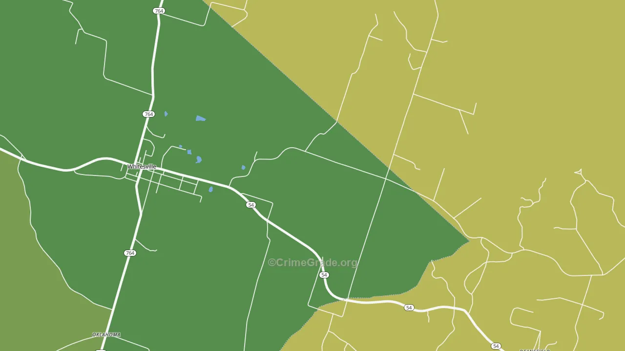 Ralph, KY Map of Robbery Rates