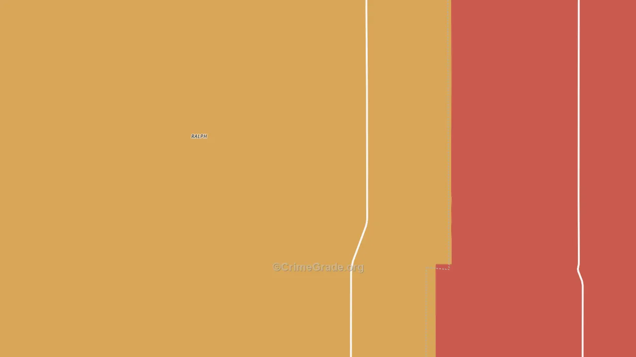 Ralph, SD Map of Robbery Rates