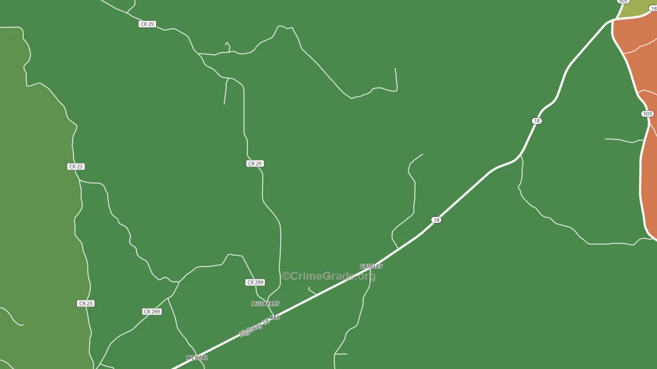 Ras, MS Map of Robbery Rates