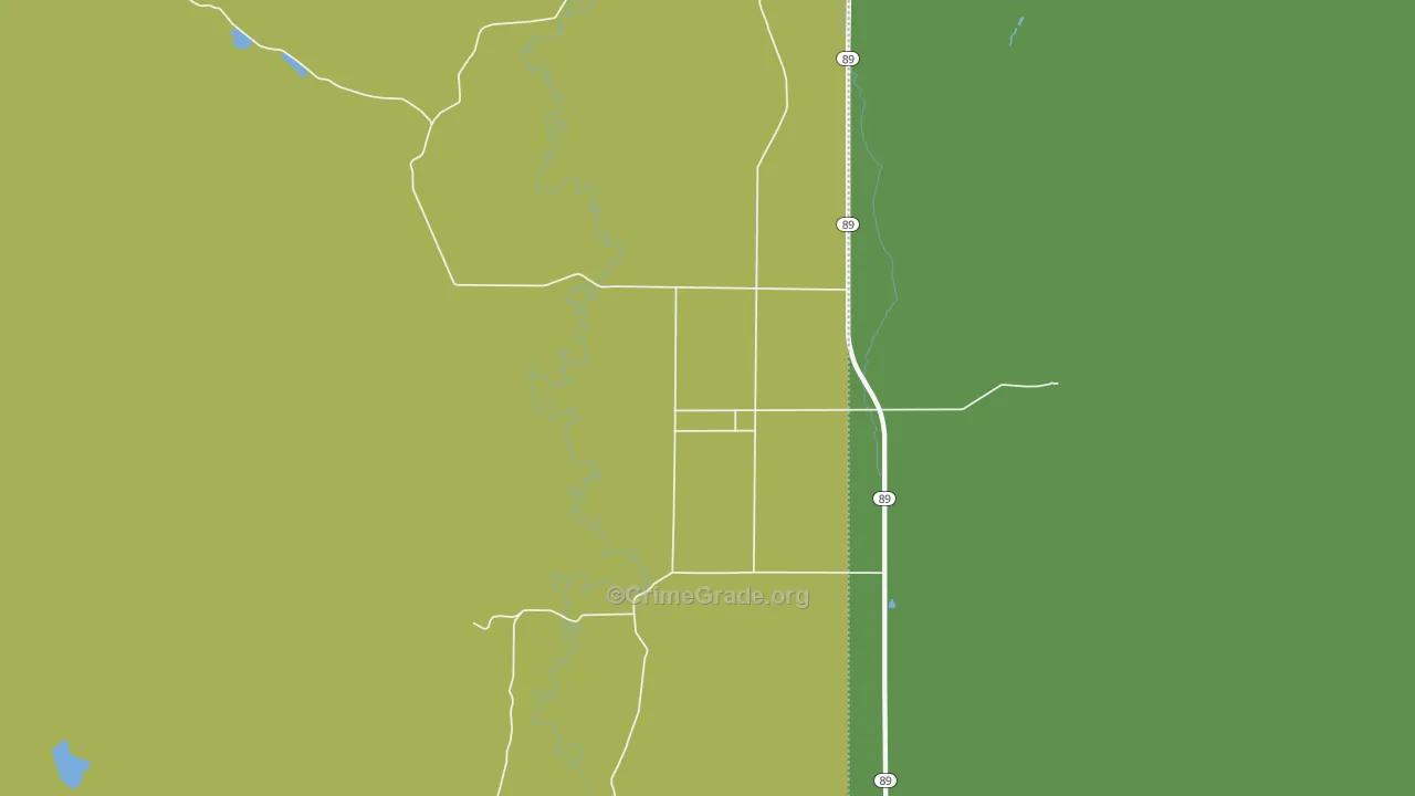 Raymond, ID Map of Robbery Rates