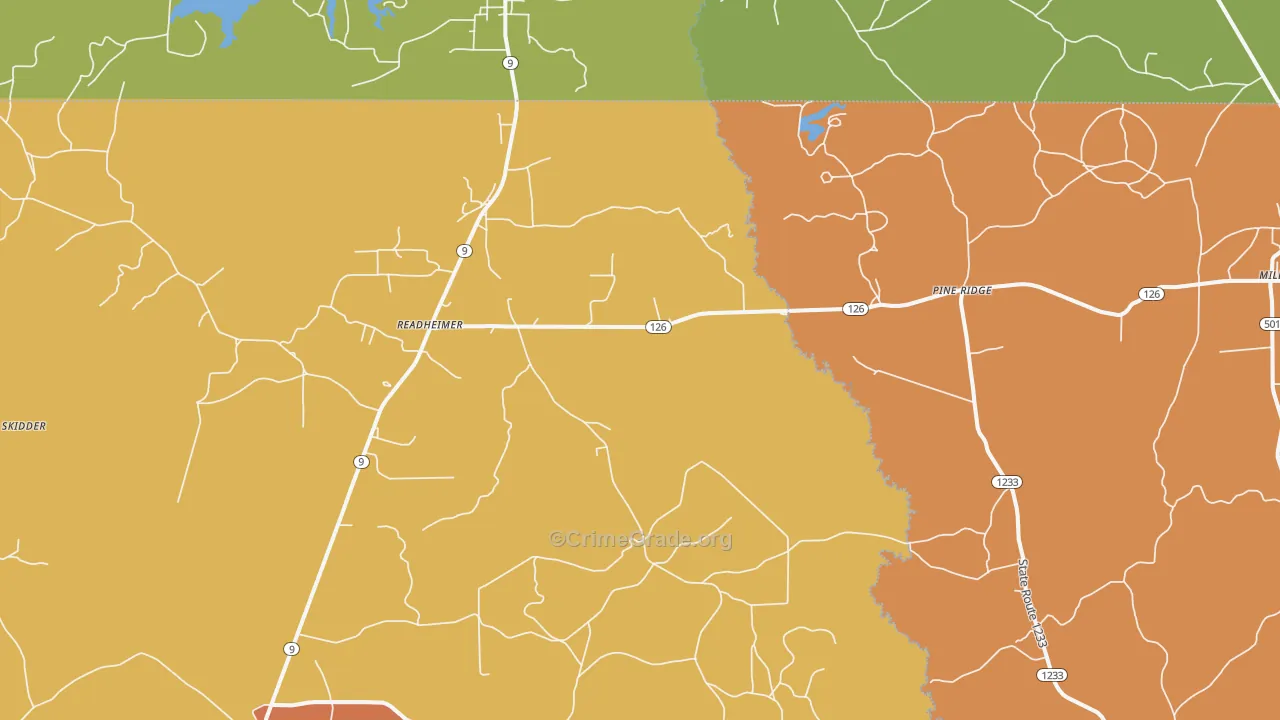 Readheimer, LA Map of Robbery Rates