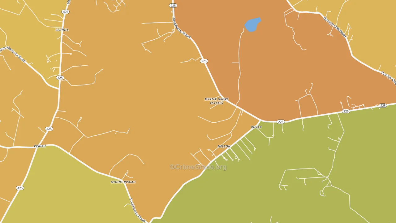 Ripley, MD Map of Robbery Rates