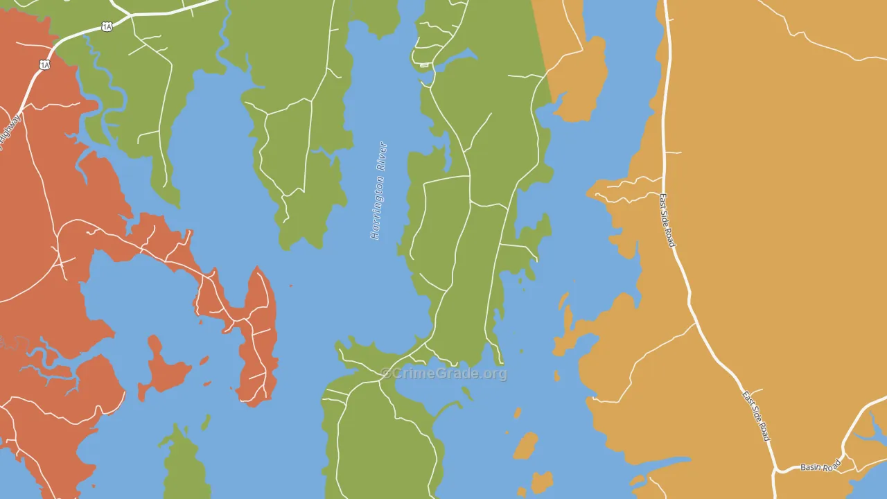 Ripley, ME Map of Robbery Rates