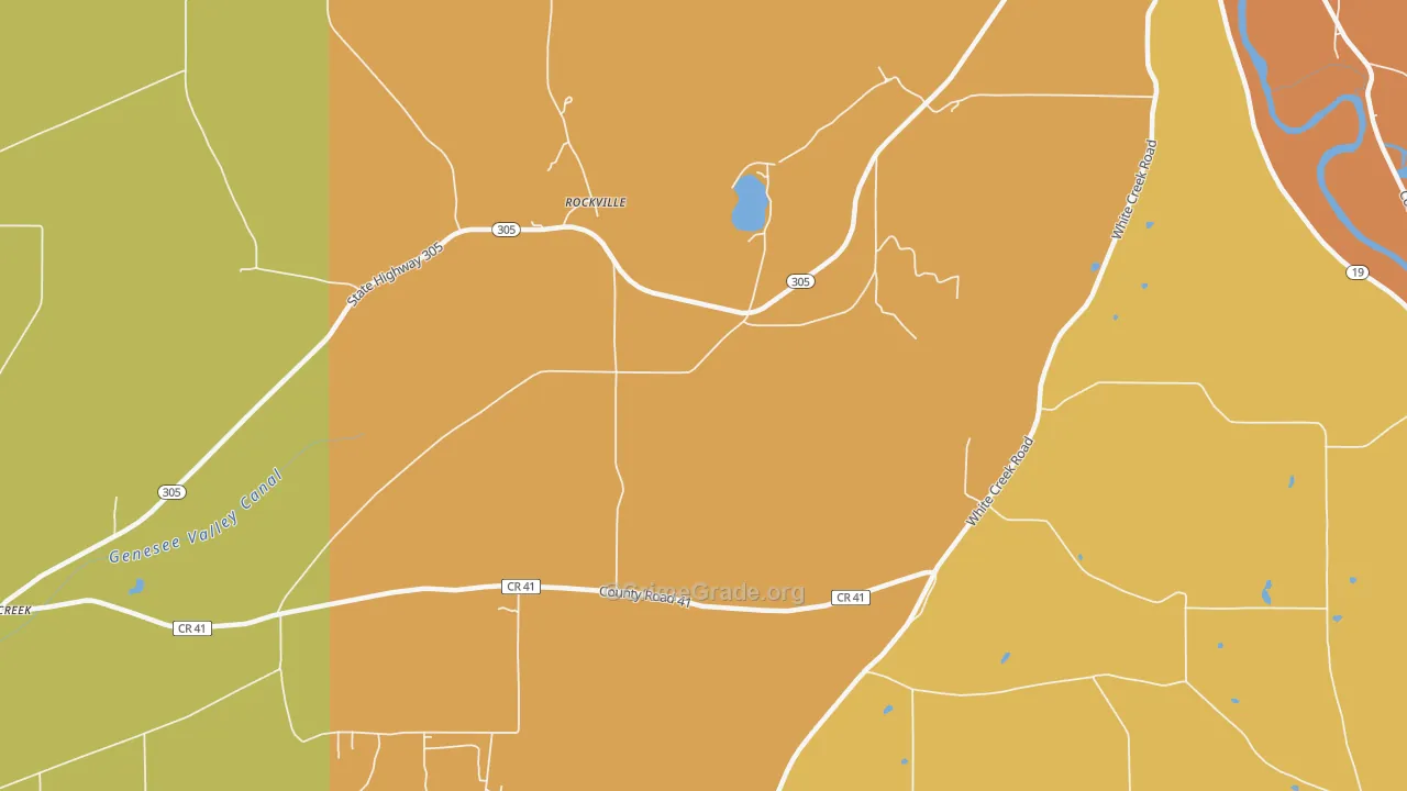 Rockville, NY Map of Robbery Rates