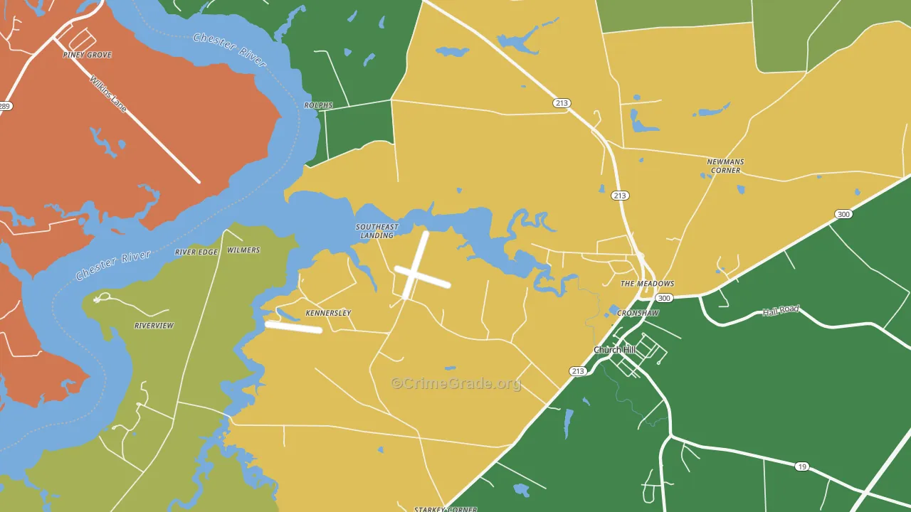 Rolphs, MD Map of Robbery Rates