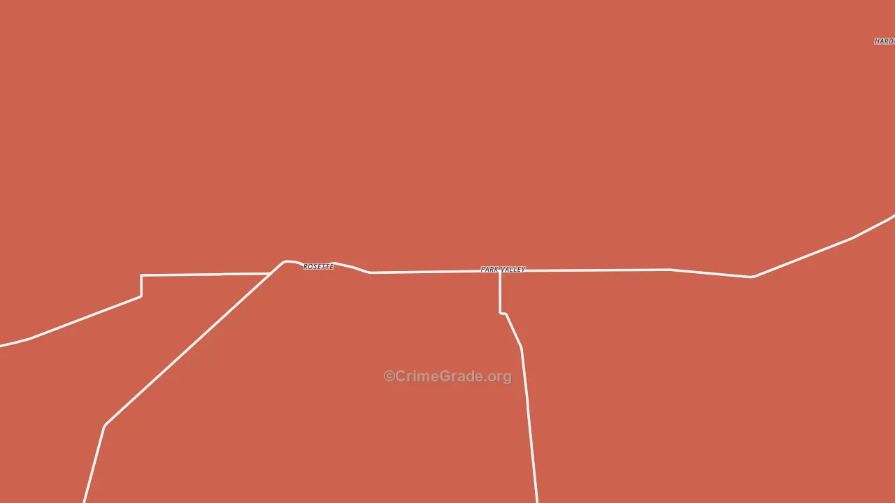 Rosette, UT Map of Robbery Rates