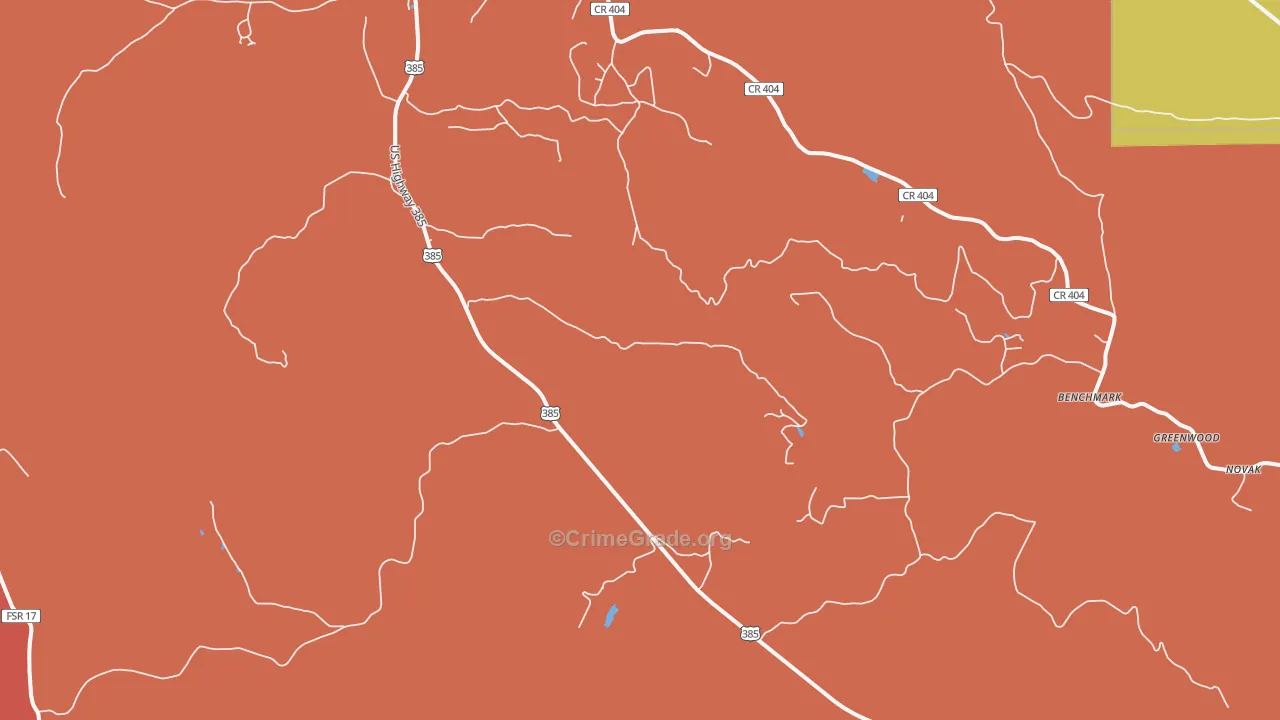 Roubaix, SD Map of Robbery Rates