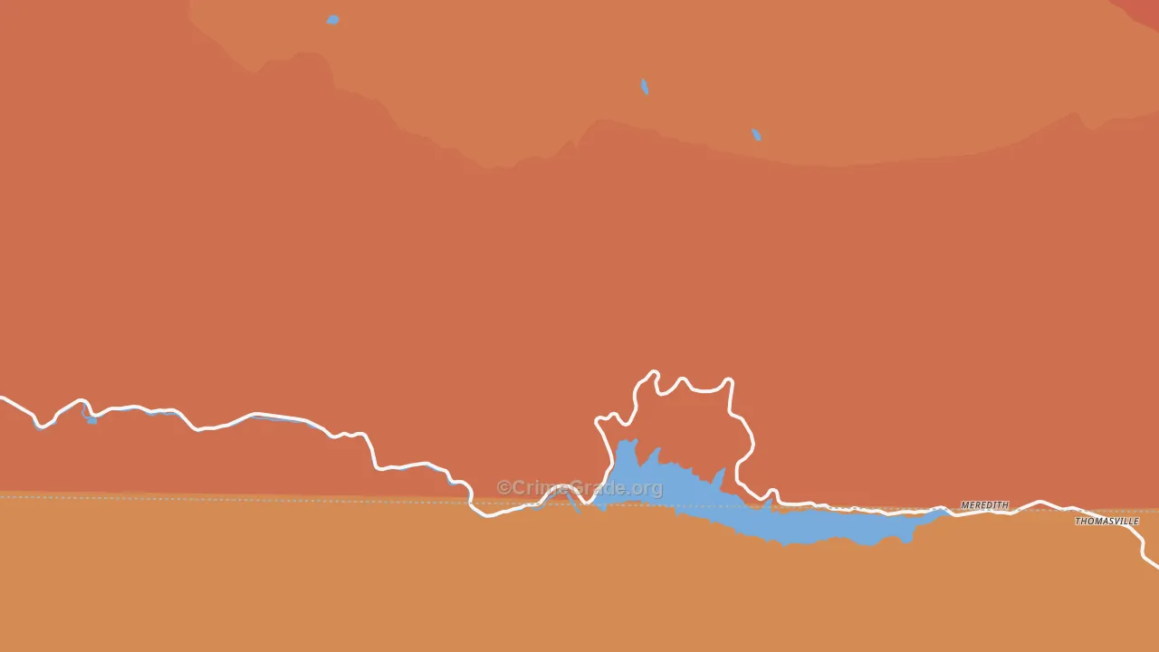 Ruedi, CO Map of Robbery Rates