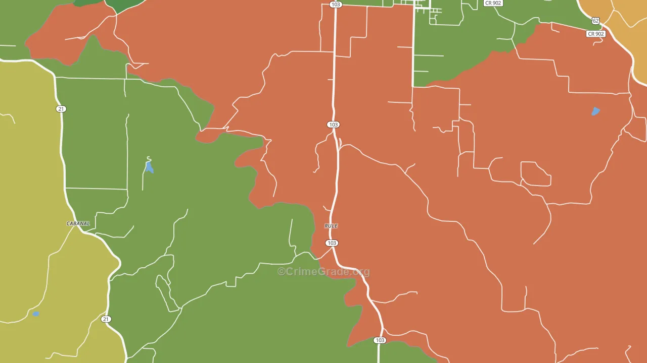 Rule, AR Map of Robbery Rates