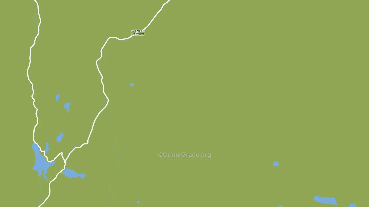 Rustic, CO Map of Robbery Rates