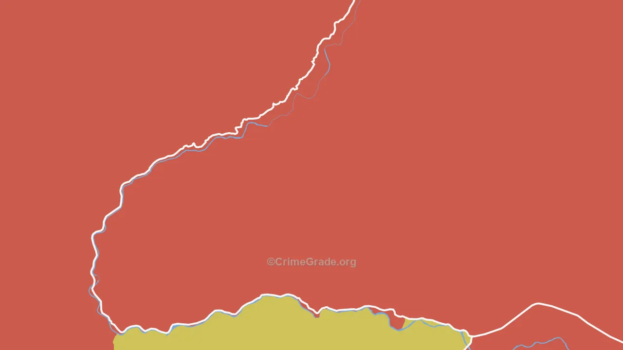 Scott Bar, CA Map of Robbery Rates