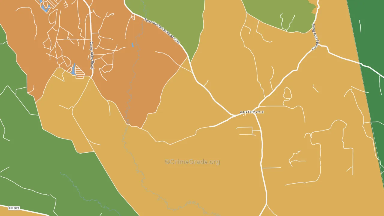 Segno, TX Map of Robbery Rates