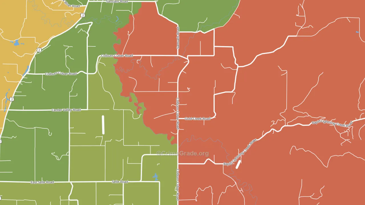Selle, ID Map of Robbery Rates