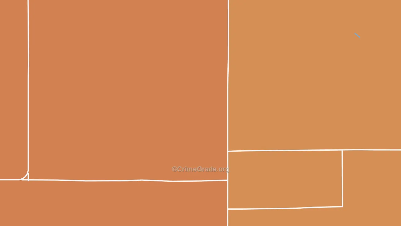 Shaw, CO Map of Robbery Rates