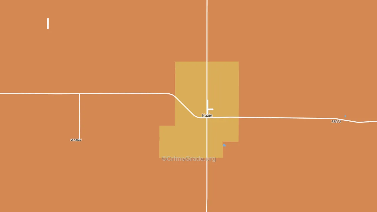 Sheridan County, KS Map of Robbery Rates