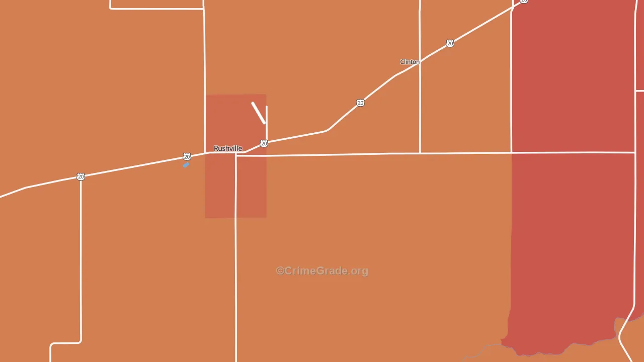 Sheridan County, NE Map of Robbery Rates