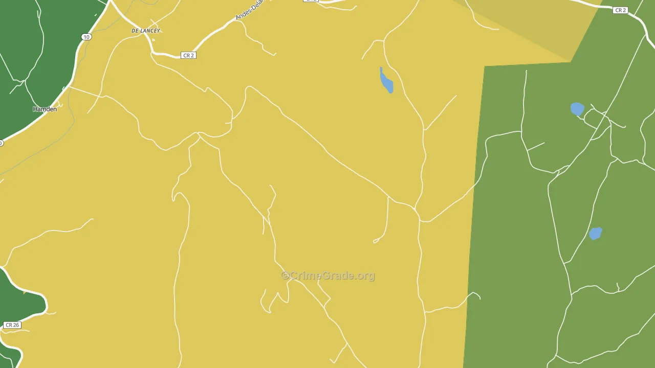 Shinhopple, NY Map of Robbery Rates